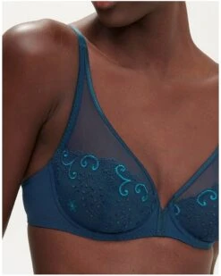 Simone Perele Soutien-gorge Décolleté Plongeant Simone Pérèle Délice (Bleu Prestige) -Sous Vêtement Boutique soutien gorge decollete plongeant simone perele delice bleu prestige 2