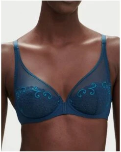 Simone Perele Soutien-gorge Décolleté Plongeant Simone Pérèle Délice (Bleu Prestige)