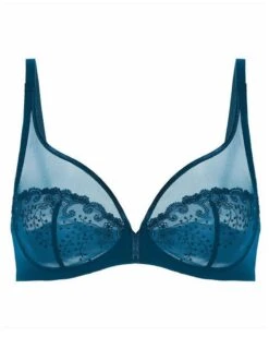 Simone Perele Soutien-gorge Décolleté Plongeant Simone Pérèle Délice (Bleu Prestige) -Sous Vêtement Boutique soutien gorge decollete plongeant simone perele delice bleu prestige 5