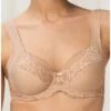 Soutien-gorge Emboîtant Bien-être Triumph Modern Lace+Cotton (Beige) -Sous Vêtement Boutique soutien gorge emboitant bien etre triumph modern lacecotton beige