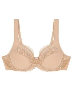 Soutien-gorge Emboîtant Bien-être Triumph Modern Lace+Cotton (Beige) -Sous Vêtement Boutique soutien gorge emboitant bien etre triumph modern lacecotton beige 2