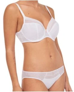 Soutien-gorge Emboîtant Chantelle Modern Support (Blanc) -Sous Vêtement Boutique soutien gorge emboitant chantelle modern support blanc 1