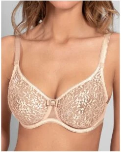 Soutien-gorge Moulé Classique Armatures Empreinte Allure (Amande)