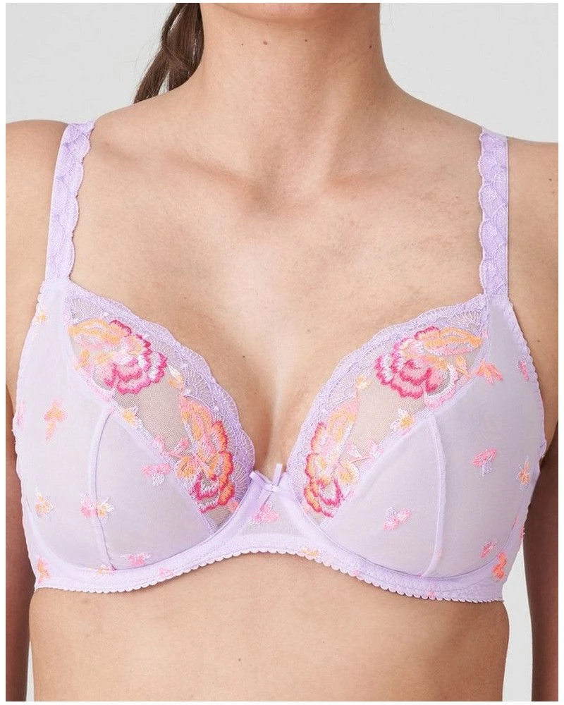 Soutien-gorge Plunge Balconnet Prima Donna Palace Garden (Pastel Lavender) 3 Soutien-gorge Plunge Balconnet Prima Donna Palace Garden (Pastel Lavender)