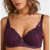 Soutien-gorge Plunge Coque Aubade Femme Passion (Wineberry) 1 Soutien-gorge Plunge Coque Aubade Femme Passion (Wineberry) -Sous Vêtement Boutique soutien gorge plunge coque aubade femme passion wineberry