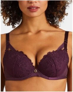 Soutien-gorge Plunge Coque Aubade Femme Passion (Wineberry) -Sous Vêtement Boutique soutien gorge plunge coque aubade femme passion wineberry 3