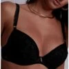Soutien-gorge Plunge Coussinet Aubade Coeur à Corps (Noir) -Sous Vêtement Boutique soutien gorge plunge coussinet aubade coeur a corps noir