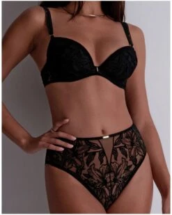 Soutien-gorge Plunge Coussinet Aubade Coeur à Corps (Noir) 8 Soutien-gorge Plunge Coussinet Aubade Coeur à Corps (Noir) -Sous Vêtement Boutique soutien gorge plunge coussinet aubade coeur a corps noir 2