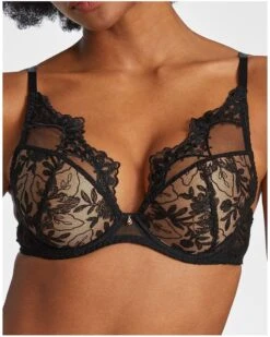 Soutien-gorge Plunge Foulard Aubade After Midnight (Attraction)