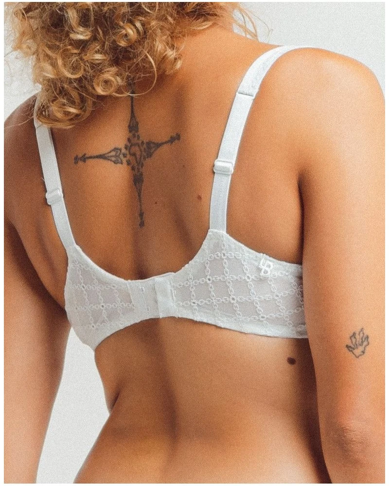 Soutien-gorge Plunge Louisa Bracq Paco (Blanc) 4 Soutien-gorge Plunge Louisa Bracq Paco (Blanc) – Image 2