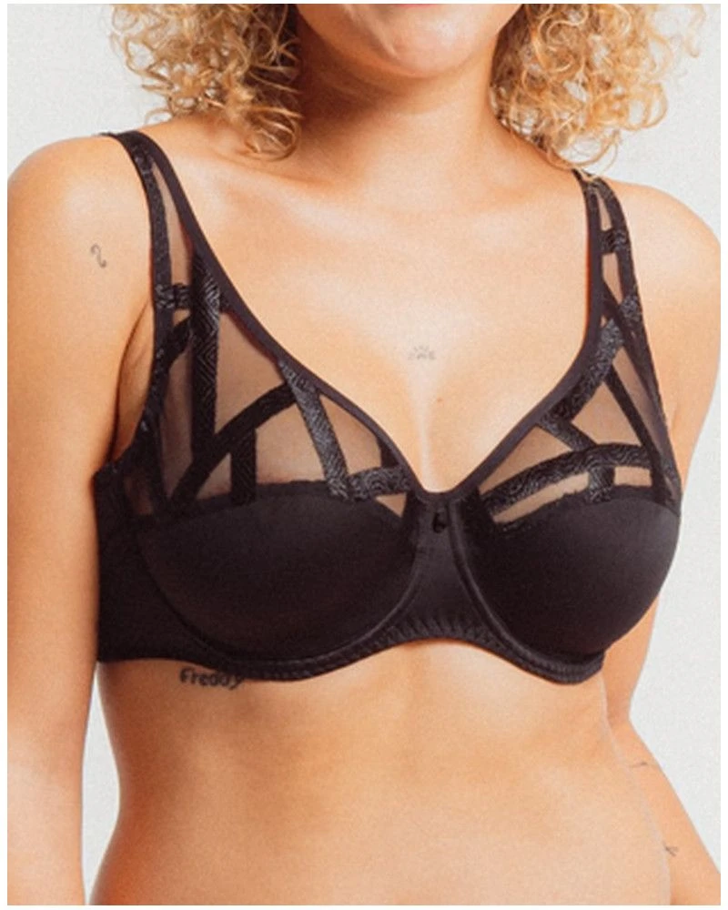 Soutien-gorge Plunge Louisa Bracq Série (Noir) 3 Soutien-gorge Plunge Louisa Bracq Série (Noir)