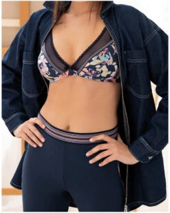 Soutien-gorge Sans Armature Antigel Mille Pétales (Pétales Aquarelle) -Sous Vêtement Boutique soutien gorge sans armature antigel mille petales petales aquarelle 3