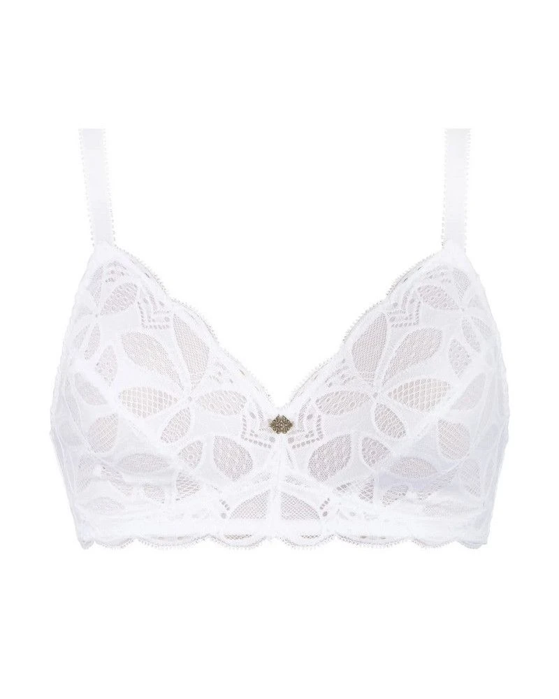 Soutien-gorge Sans Armature Bien être Antigel Stricto Sensuelle (Blanc) 3 Soutien-gorge Sans Armature Bien être Antigel Stricto Sensuelle (Blanc)