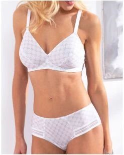 Soutien-gorge Sans Armature Confort Antigel Bijou Du Jour (Blanc Bijou) -Sous Vêtement Boutique soutien gorge sans armature confort antigel bijou du jour blanc bijou 2