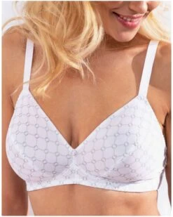 Soutien-gorge Sans Armature Confort Antigel Bijou Du Jour (Blanc Bijou)