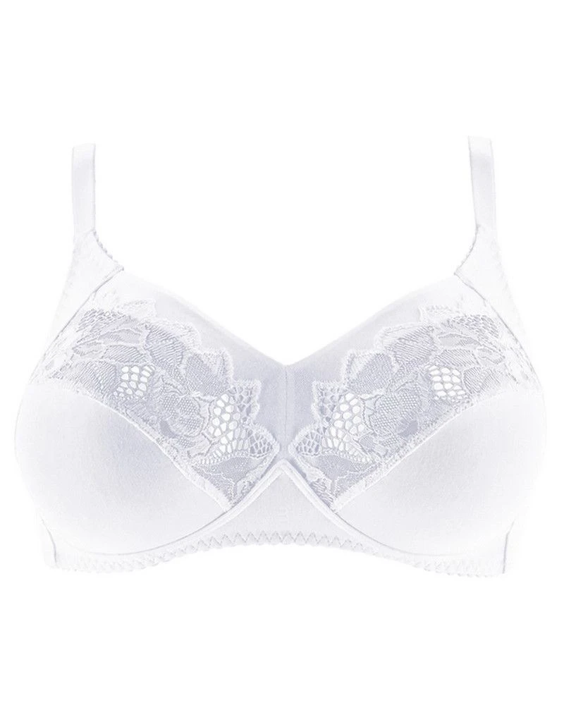 Soutien-gorge Sans Armature Coton Plus Sans Complexe Coton D'arum (Blanc) 4 Soutien-gorge Sans Armature Coton Plus Sans Complexe Coton D'arum (Blanc) – Image 2