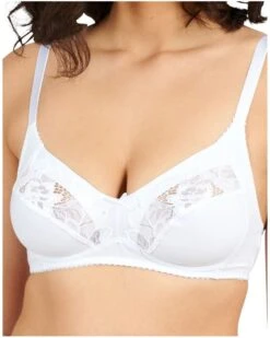 Soutien-gorge Sans Armature Coton Plus Sans Complexe Coton D'arum (Blanc) 7 Soutien-gorge Sans Armature Coton Plus Sans Complexe Coton D'arum (Blanc) -Sous Vêtement Boutique soutien gorge sans armature coton plus sans complexe coton d arum blanc 2