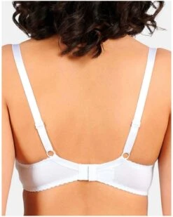 Soutien-gorge Sans Armature Coton Plus Sans Complexe Coton D'arum (Blanc)