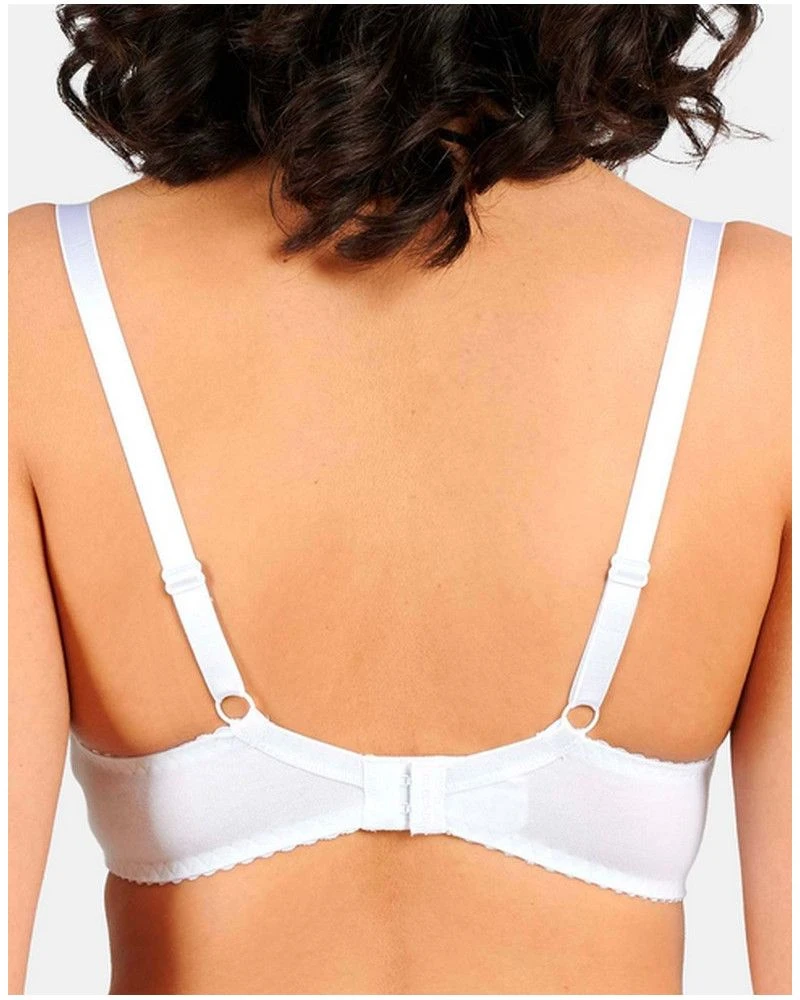 Soutien-gorge Sans Armature Coton Plus Sans Complexe Coton D'arum (Blanc) 3 Soutien-gorge Sans Armature Coton Plus Sans Complexe Coton D'arum (Blanc)