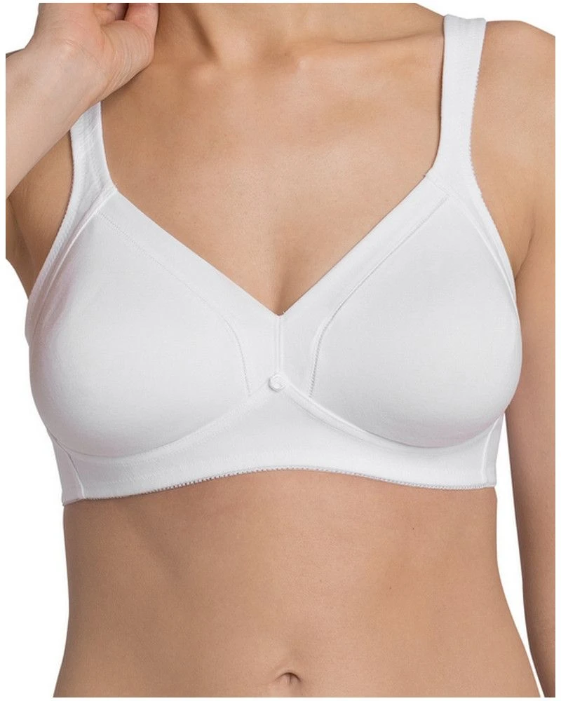 Soutien-gorge Sans Armature Triumph Cotton Shaper (Blanc) 3 Soutien-gorge Sans Armature Triumph Cotton Shaper (Blanc)