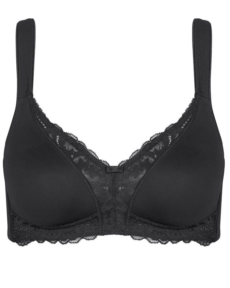 Soutien-gorge Sans Armature Triumph Modern Lace+Cotton (Noir) 4 Soutien-gorge Sans Armature Triumph Modern Lace+Cotton (Noir) – Image 3