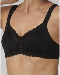 Soutien-gorge Sans Armature Triumph Modern Lace+Cotton (Noir)