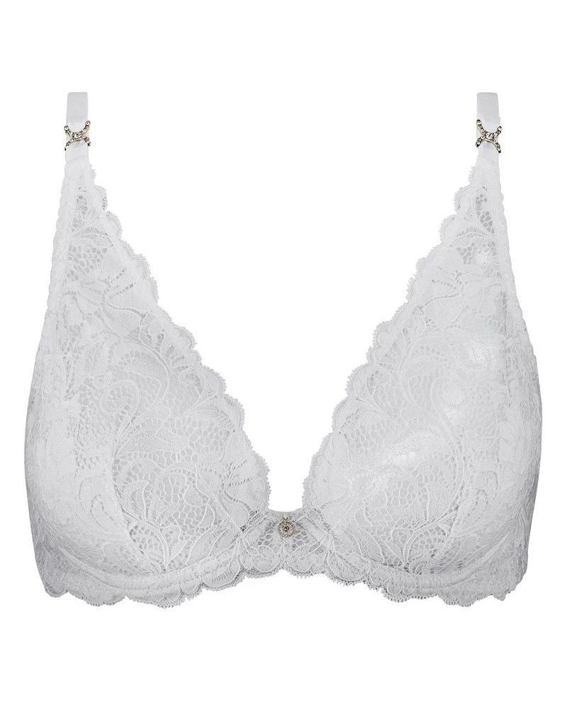 Soutien-gorge Triangle Avec Armatures Aubade Mon Bijou (Blanc) 4 Soutien-gorge Triangle Avec Armatures Aubade Mon Bijou (Blanc) – Image 2