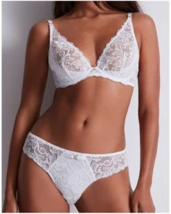 Soutien-gorge Triangle Avec Armatures Aubade Mon Bijou (Blanc) 8 Soutien-gorge Triangle Avec Armatures Aubade Mon Bijou (Blanc) -Sous Vêtement Boutique soutien gorge triangle avec armatures aubade mon bijou blanc 2