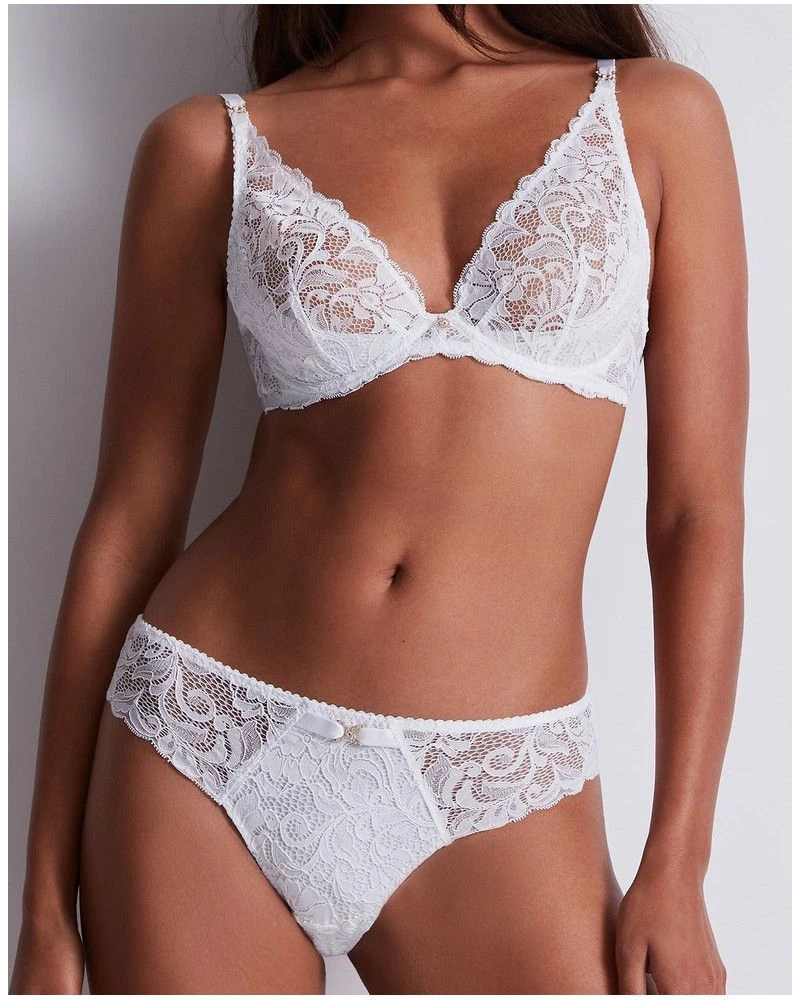 Soutien-gorge Triangle Avec Armatures Aubade Mon Bijou (Blanc) 5 Soutien-gorge Triangle Avec Armatures Aubade Mon Bijou (Blanc) – Image 3