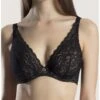 Soutien-gorge Triangle Confort Aubade Rosessence (Noir)