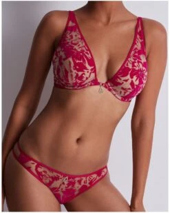 Soutien-gorge Triangle Ultra Plunge Aubade Wild Vibration (Hot Pink) -Sous Vêtement Boutique soutien gorge triangle ultra plunge aubade wild vibration hot pink 4