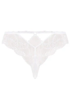 String Lise Charmel Féérie Couture (Blanc) -Sous Vêtement Boutique string lise charmel feerie couture blanc 6