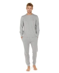 Sweatshirt Col Rond HOM Sport Lounge (Gris) -Sous Vêtement Boutique sweatshirt col rond hom sport lounge gris 2