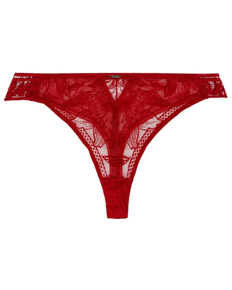 Tanga Aubade Coeur à Corps (Rouge Rebelle) 4 Tanga Aubade Coeur à Corps (Rouge Rebelle) – Image 2