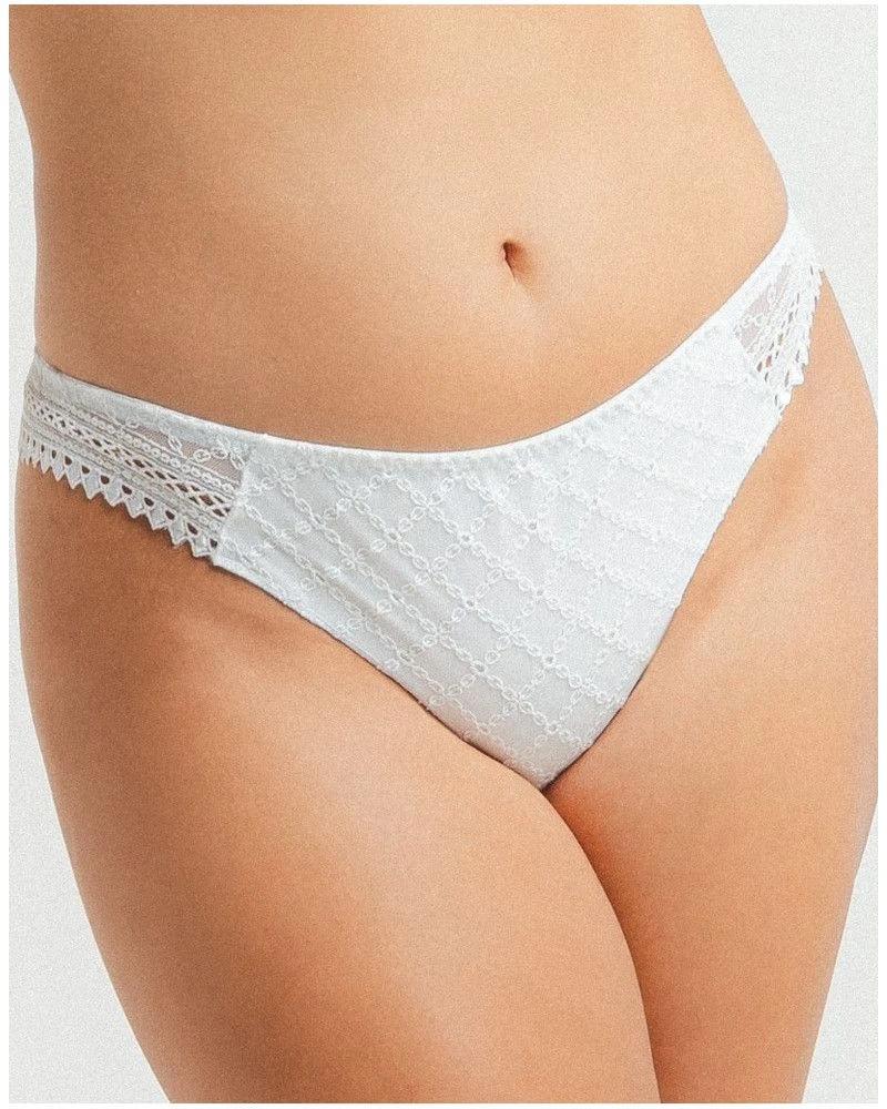 Tanga Louisa Bracq Paco (Blanc) 3 Tanga Louisa Bracq Paco (Blanc)