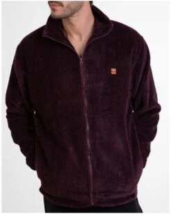 Veste Polaire à Fermeture éclair Massana Grenat